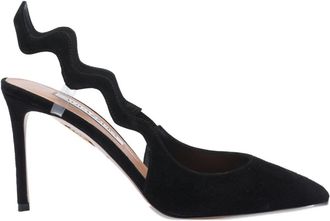 Aquazzura Slingback Pumps with Wavy Cut-Out Detail