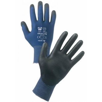 Ninja 12 X Guanti Nylon/poliuretano Ninja Lite Tg. 8