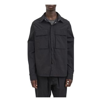 Thom Krom Technische Stof Shirt - Heren - Casual Overhemden - Zwart - S - Overhemden