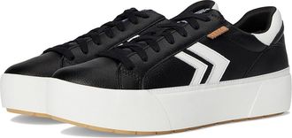 Dr. Scholls Young And Free Womens Shoes Black White Leather : 9.5 M