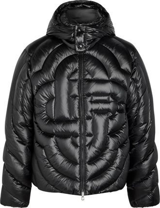 Casablanca Casablanca Monogram Quilted Shell Jacket - Black - XL