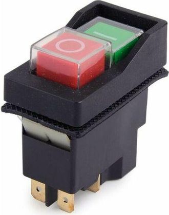OEM Interruptor De Arranque/parada De 4 Pines Con 2 Voltios, Ip55, Kjd17 Kld28, Apto Para M&aacute;quinas De Taller (vendido Por Amazon)
