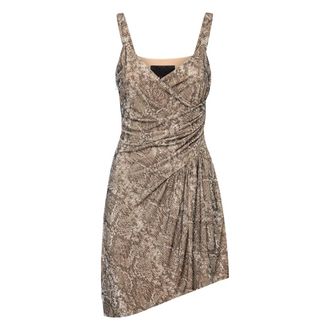 Philipp Plein Party Kleedjes - Dames - Feestkleedjes - Bruin - M - Kleedjes