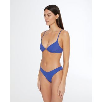 Onia Liana Bikini Top in Deep Ultrmarine at Nordstrom, Size X-Small