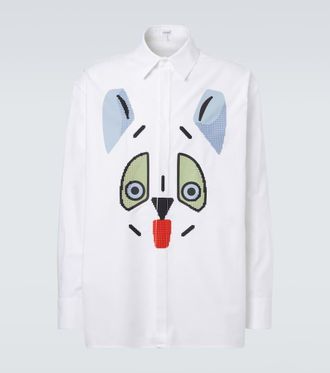 Loewe x Louis Wain cotton Oxford shirt