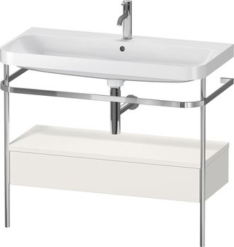 Duravit Set C-bonded Duravit Happy D.2 Plus Con Consola Met&aacute;lica Y Caj&oacute;n