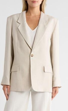 Frame Denim The Grandfather Blazer in Flax at Nordstrom Rack, Size X-Small