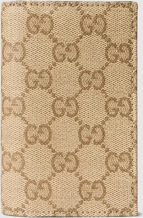 Gucci Essence Classic Card Case, Beige, Leather