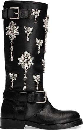 Dolce & Gabbana strasslaarzen