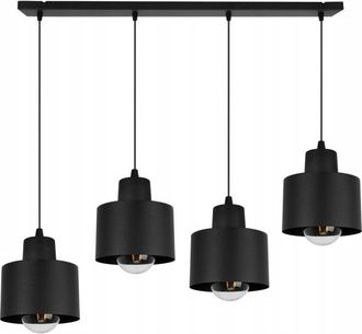 OEM L&aacute;mpara De Techo Moderna Colgante L&aacute;mpara Led Negra