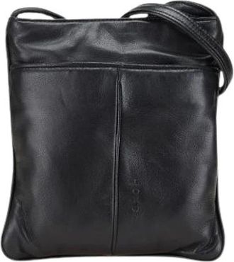 Loewe Pre-owned Cross Body Bags, female, Black, Size: ONE SIZE Pre-owned Leather Cross Body Bag