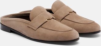 Max Mara Goccia suede mules