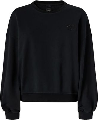Pinko Maliardo Sweatshirt - Dames - Sweatshirts - Zwart - M - Katoen - Hoodies & sweatvesten