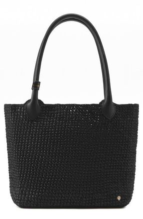 Helen Kaminski Ampara Woven Tote Bag in Charcoal/Black at Nordstrom