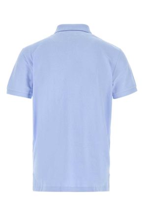 Polo Ralph Lauren Mens Powder Blue Cotton Polo Shirt Pebblebluec3115 Exterior: Maglie Sweater