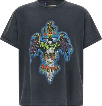 Gallery Dept. Mens Live For Metal T-Shirt