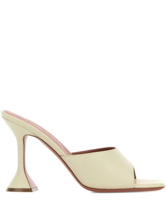 Amina Muaddi Mules Lupita 95mm - Toni neutri