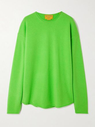 Guest In Residence Pullover Oversize In Cashmere - Verde