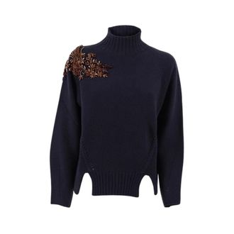 Ermanno Scervino Dames, Truien, Blauw, Maat: 2XS