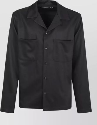 Golden Goose virgin wool regular-fit camp-collar shirt