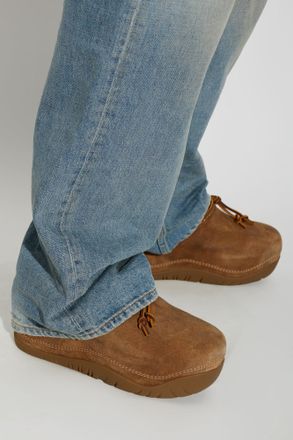 UGG Platform Shoes Bucked Clog, Womens, Brown