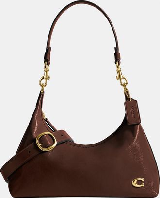 Coach Womens Juliet Shoulder Bag - Brown Leather - One Size