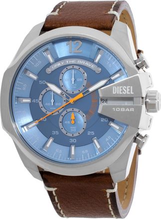 Diesel Mega Chief Chronograph Quartz Blue Dial Mens Watch DZ4458