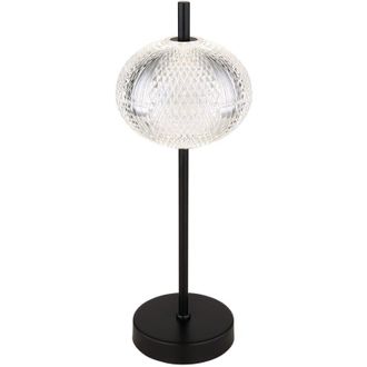 Globo Lighting L&aacute;mpara De Mesa - Aida - Negro - Vidrio - &Oslash; 15cm - Led - - Globo