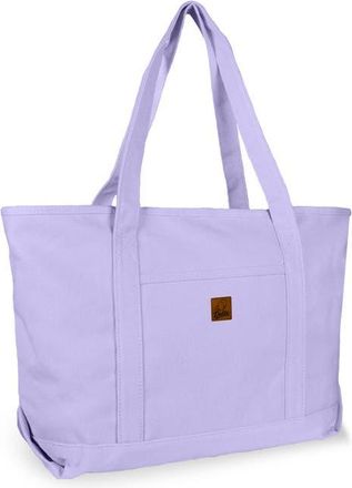 Dalix Ghost 23 Carryall Canvas Tote Bag in Lavender at Nordstrom
