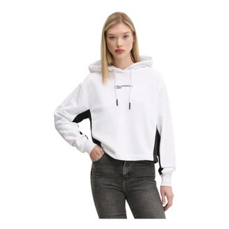 Karl Lagerfeld Mujer, Sudaderas, Blanco, Talla: L