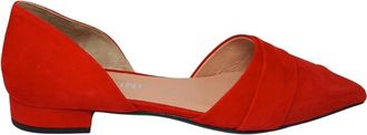 Pollini sandali Camoscio - Dames - Ballerinas - Rood - 38 EU - Su&egrave;de - Schoenen