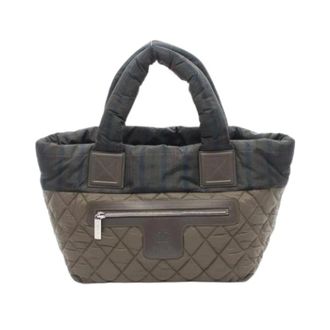 Chanel Pre-owned Tote Bags, female, Green, Size: ONE SIZE Pre-owned Vintage Nylon Tote Bag