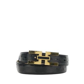 Elisabetta Franchi Belts, unisex, Black, Size: XL Belts