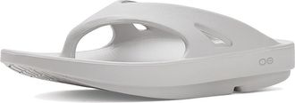 Oofos Ooriginal Thong Walking Shoes Moonstone : Mens 10 - Womens 12 Medium, Rubber