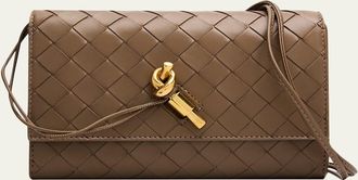 Bottega Veneta Andiamo Leather Pouch Bag