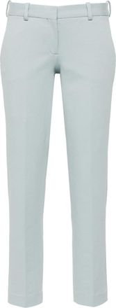 Circolo 1901 slim-cut chino trousers - women - Elastane/Cotton/Lycra/Cotton - 40 - Blue