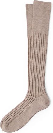 Brunello Cucinelli Calzini a coste - Toni neutri