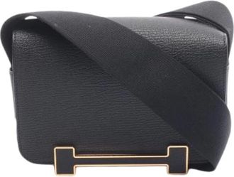 Herm&egrave;s Pre-owned Borsa a Spalla Geta Chevre - - Pre-owned - Donna - Nero - ONE SIZE