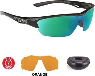Salice 011 RWP Polarized 111 OR Mens Sunglasses Black Size 142
