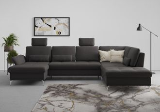 Inosign Wohnlandschaft »Palm Beach U-Form« Federkern, mit Sitztiefenverstellung, wahlweise mit Bettfunktion