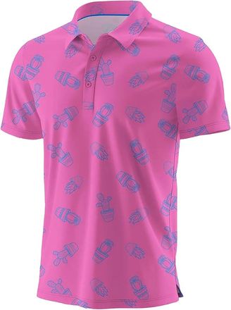 Generic Mens Polo Shirts Short Sleeve, 1/4 Zip Plain Casual Slim Fit Gym Running Tops Green Polo Shirt Mens Summer T Shirts XL Mens Short Sleeve Smart Casual 