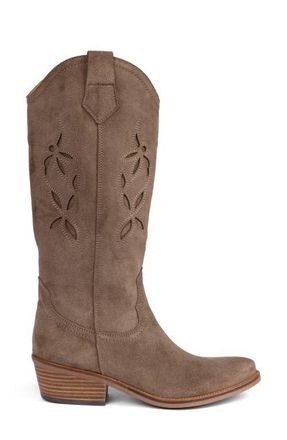 Penelope Chilvers Jasmine Embroidered Western Boot in Sesame at Nordstrom, Size 11Us