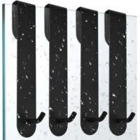 OEM 4 Ganchos De Acero Inoxidable Para Ducha, Toallero De Ba&ntilde;o, Ganchos De Pared De Acero Inoxidable Para Ducha, Ganchos Para Toallas, Soporte Para Toalla