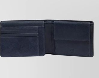 Piquadro compact wallet bi fold design cardholder