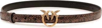 Pinko Love Berry H2 Belt - Dames - Riemen - Bruin - L - Accessoires