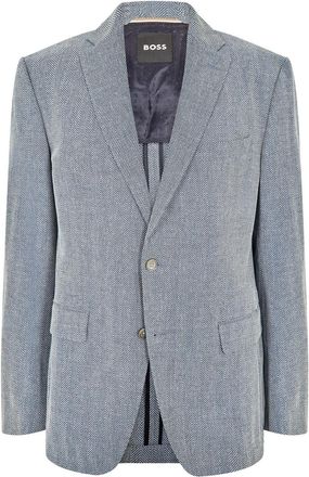 HUGO BOSS Mens Hutson Elbow in Open Blue - Size 36 (Chest)