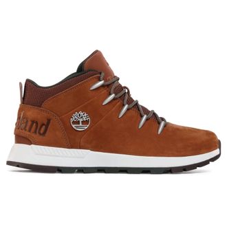 Timberland Sprint Trekker Mid Nubuck Mens Ankle Boots - Rust - Size:UK 12.5
