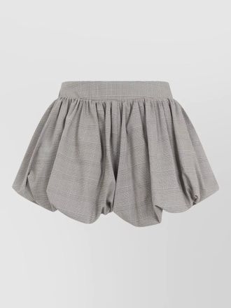 Frankie Shop alina bubble hem high waist shorts