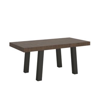 Itamoby Tavolo Allungabile 90x180/440 Cm Bridge Noce Telaio Antracite