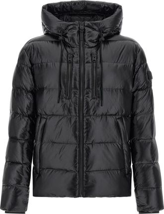 Mackage Jassen, Heren, Zwart, XS, Leer, Victor-R Down Jacket